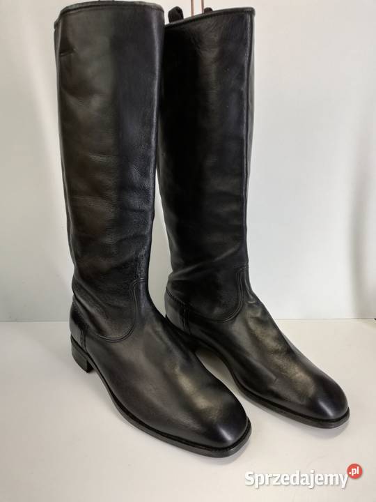 męskie oficerki na skórzanej podeszwie 44 stan Lublin