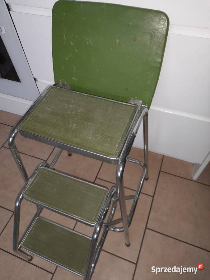 Sprzedam stary taboret z drabinką z lat 70 wielkopolskie Poznań