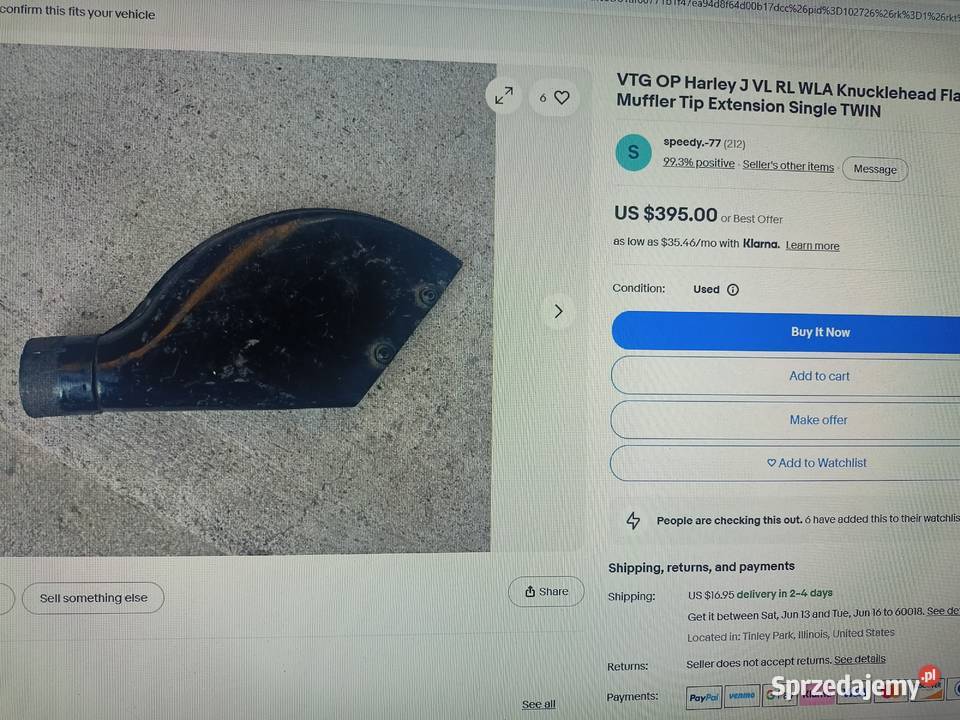Harley WLA Knucklehead VL kujawsko-pomorskie Bydgoszcz sprzedam