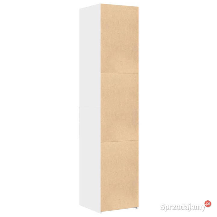 Wysoka szafka biała 40x425x185 materiał Warszawa sprzedam