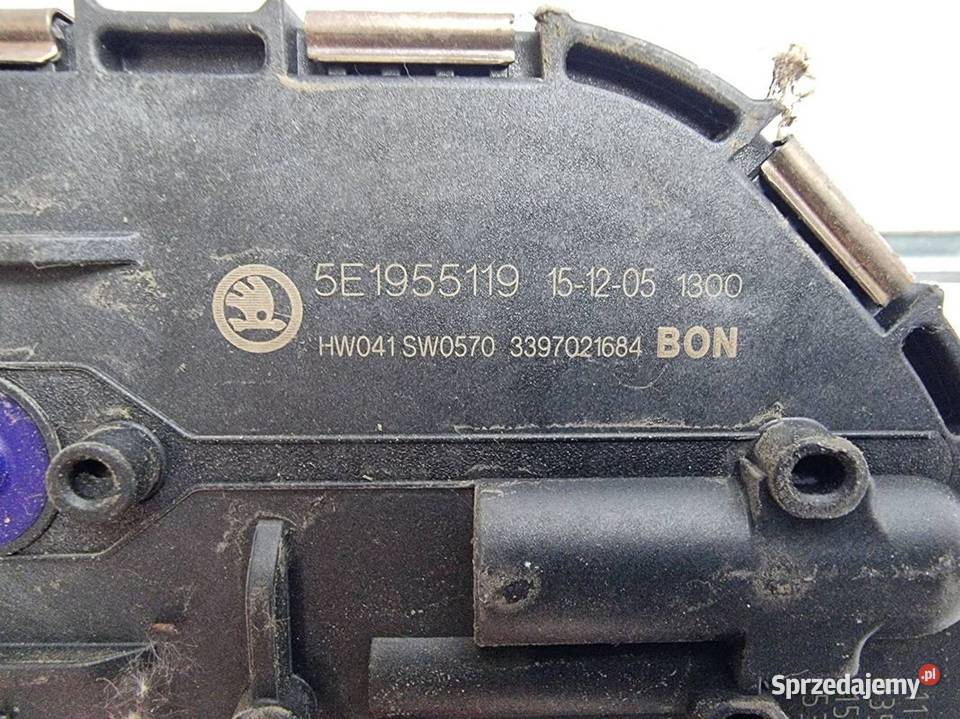 MECHANIZM WYCIERACZEK PRZÓD SKODA OCTAVIA III Lipno