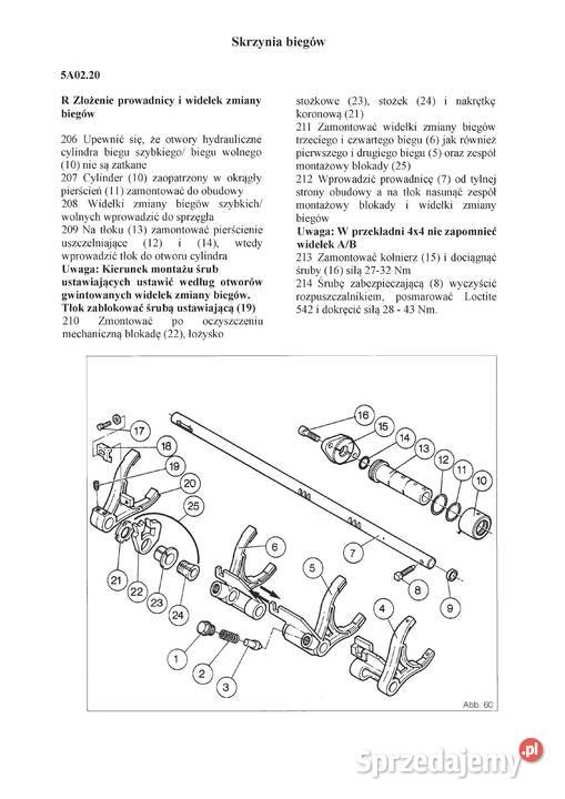 Instrukcja napraw Massey Ferguson MF 3080 3090 Szamotuły