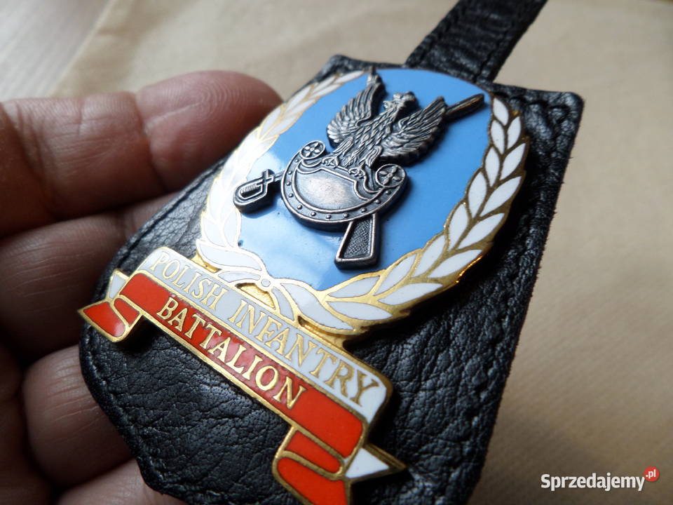 Odznaka POLISH INFANTRY BATTALION oryginał Poznań
