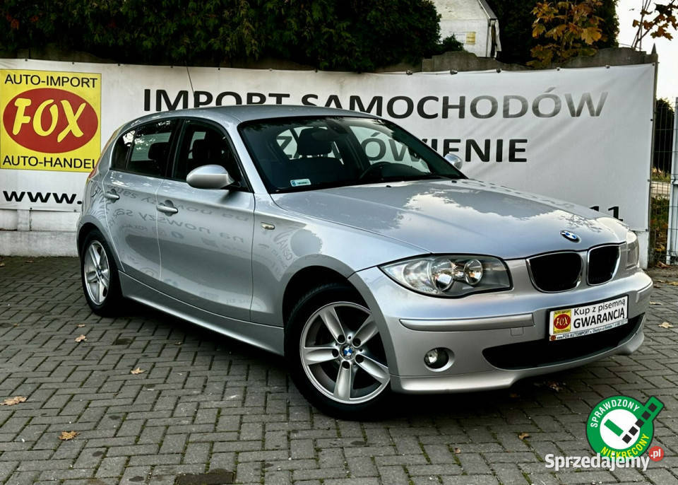 BMW 116 BMW 116i 116KM Klimatronik, 5 drzwi, 6 biegów, 1 rej. 2007 rok E87…