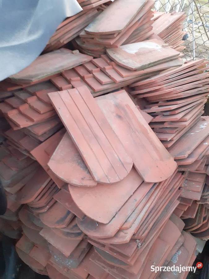 dachówka ceramiczna z rozbiórki Sadurki
