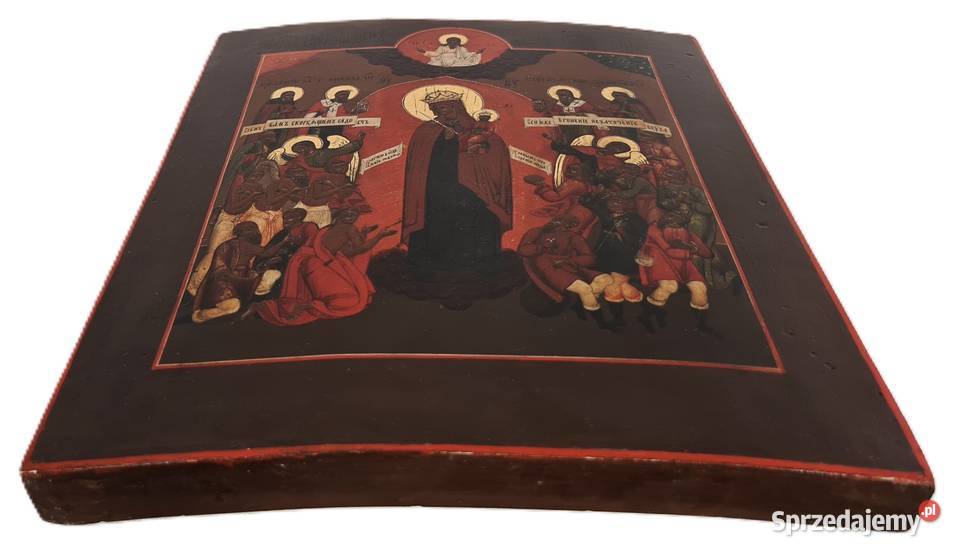 Ikona Matka Boża Radość Strapionych XIXw 0304 mazowieckie