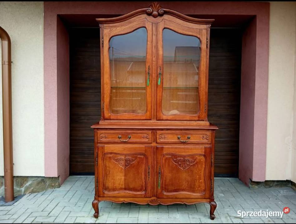 Witryna Biblioteczka Komoda Ludwikowska Stylowa