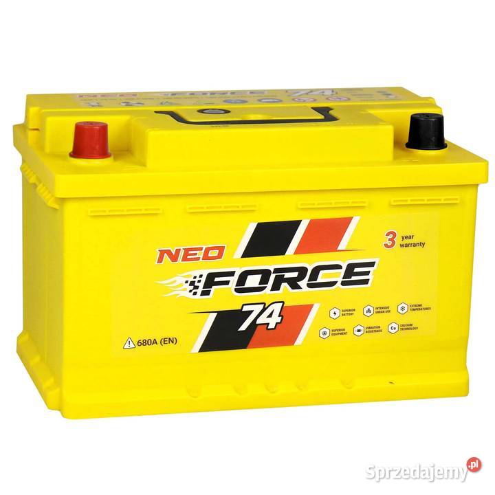 Akumulator Neo Force 74Ah 720A L DN