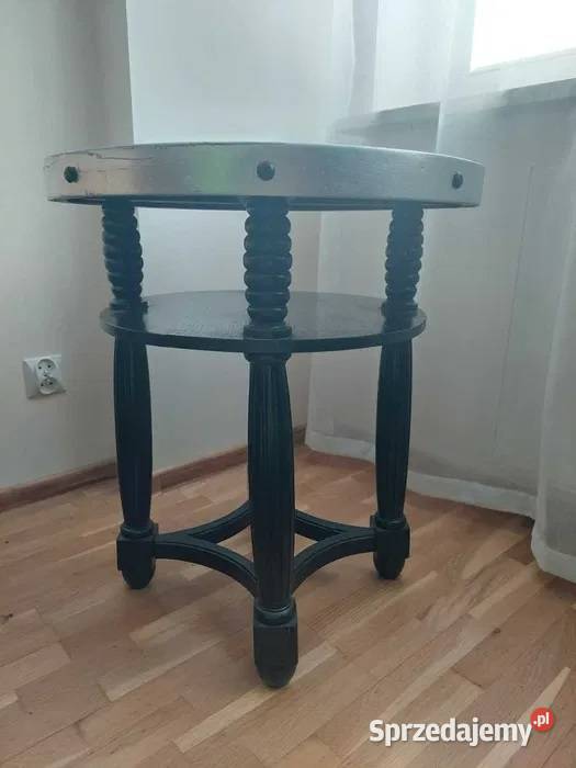 Antyk okrągły stolik z początki XX w Warszawa