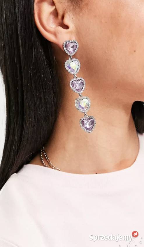 ASOS Długie Bogato zdobione kolczyki z Londynu Dodatki Kraków