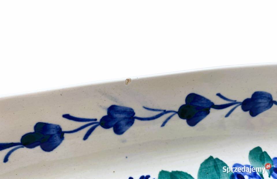 Fajansowy półmisek Włocławek lata 60te XX w mazowieckie Warszawa