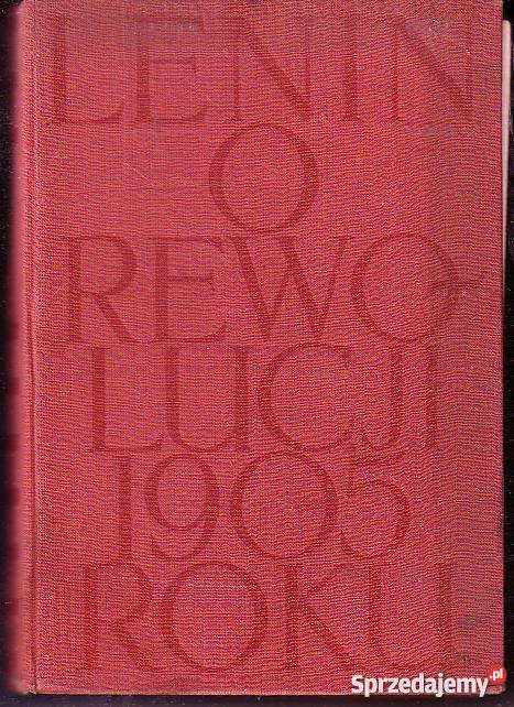 9373 LENIN O REWOLUCJI 1905 ROKU ARTYKUŁY Czyrna
