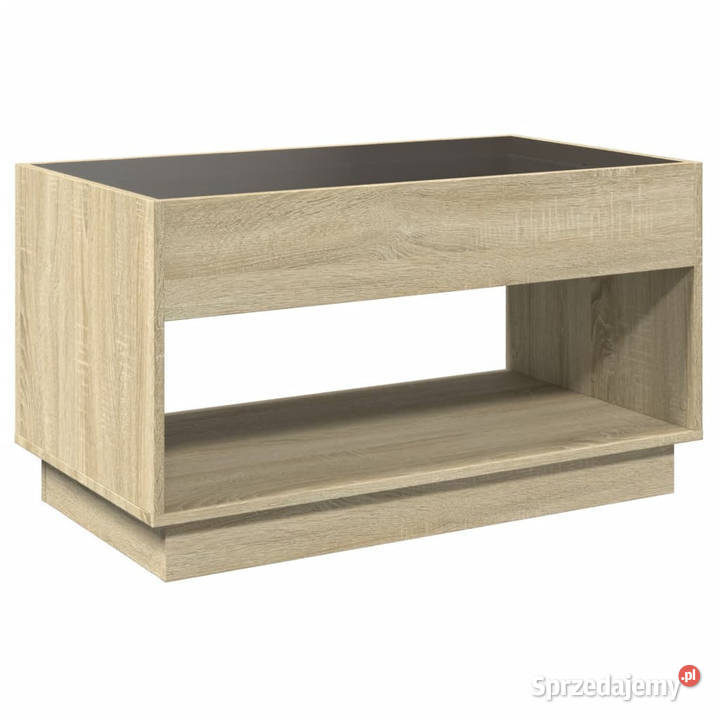Stolik kawowy z LED Infinity dąb sonoma 90x50x50 mazowieckie Warszawa sprzedam