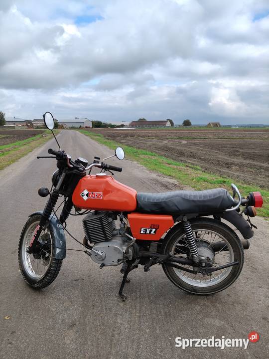 Motocykl MZ ETZ 250 z 1984r wielkopolskie Kalisz