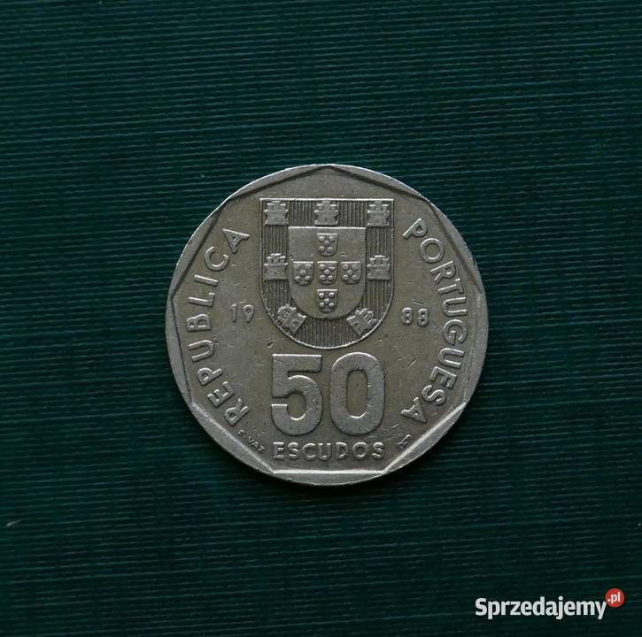 PORTUGALIA 50 eskudo 1988r Gliwice