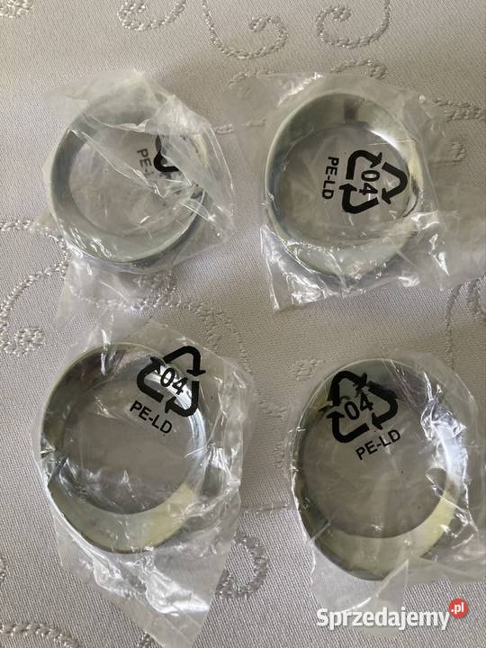 Serwetniki Chromowane Eleganckie 4 Obrączki Serwetniki i obrączki śląskie Czerwionka-Leszczyny