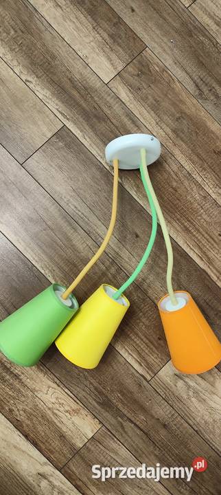Lampa wisząca kolorowa z regulowanymi ramionami Lampy Wałbrzych