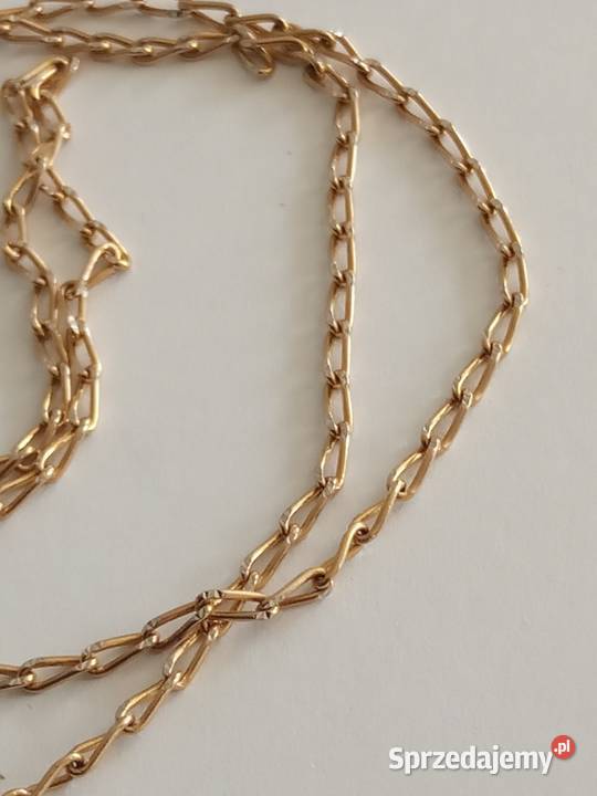Śliczny złoty łańcuszek próba 585 Wrocław
