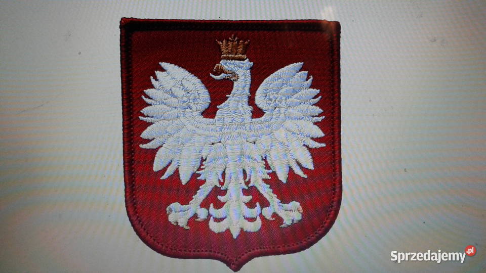 GODŁO na mundur galowy naszywka ORZEŁEK 55x66 Militaria Ostrołęka