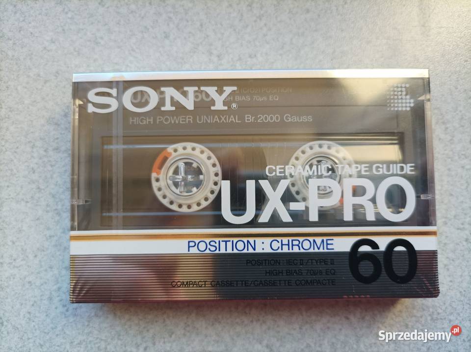 Kaseta Sony UX PRO 60 Super Chrom 1986 r 8 sztuk Warszawa