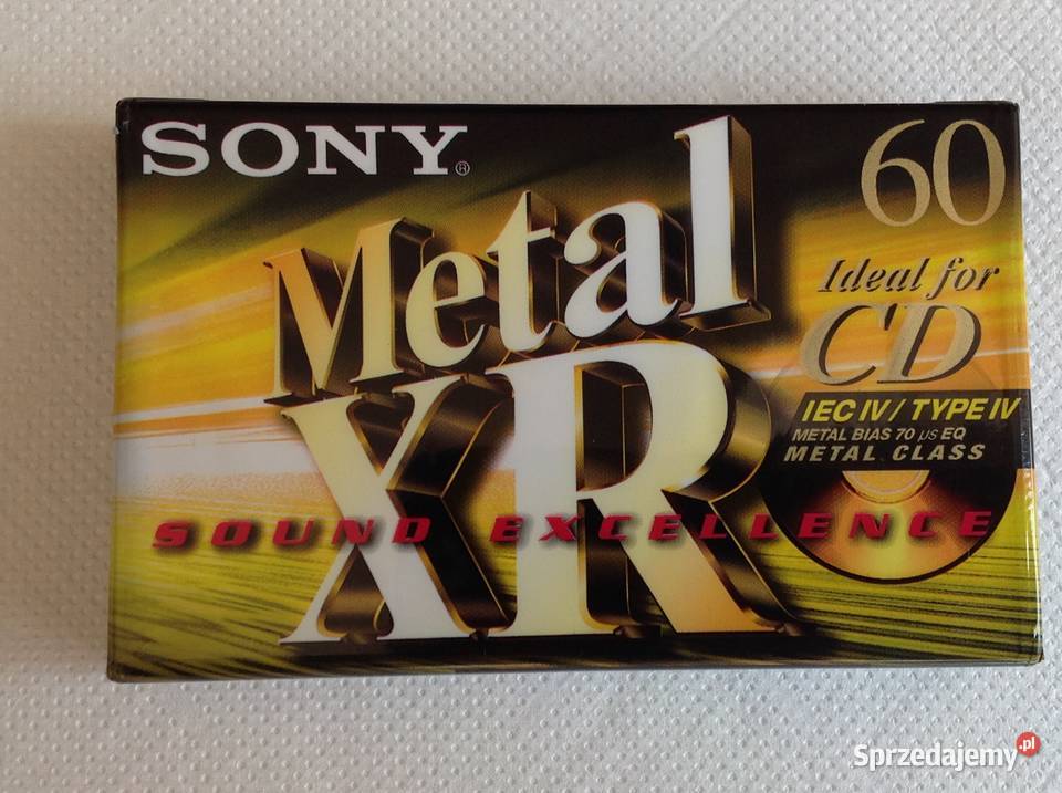 SONY METAL XR 60 kaseta magnetofonowa
