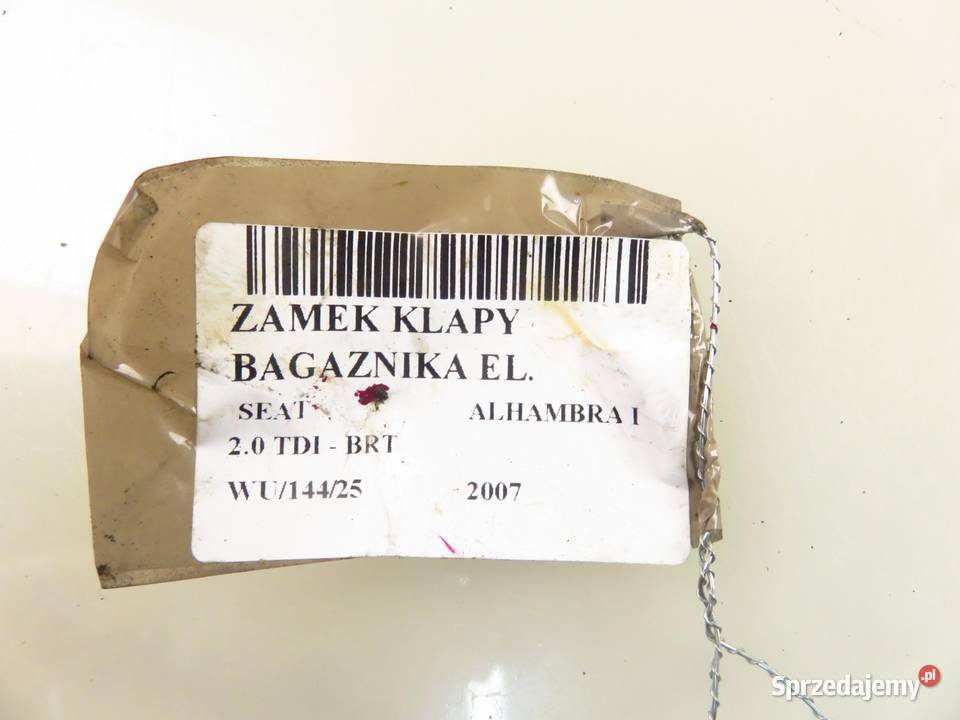 ZAMEK KLAPY SEAT ALHAMBRA I