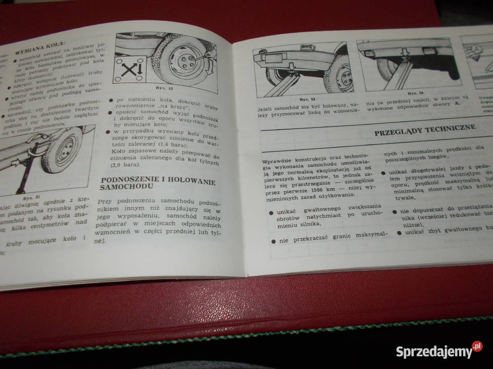 Instrukcja obsługi polski fiat 126p Zielona Góra sprzedam