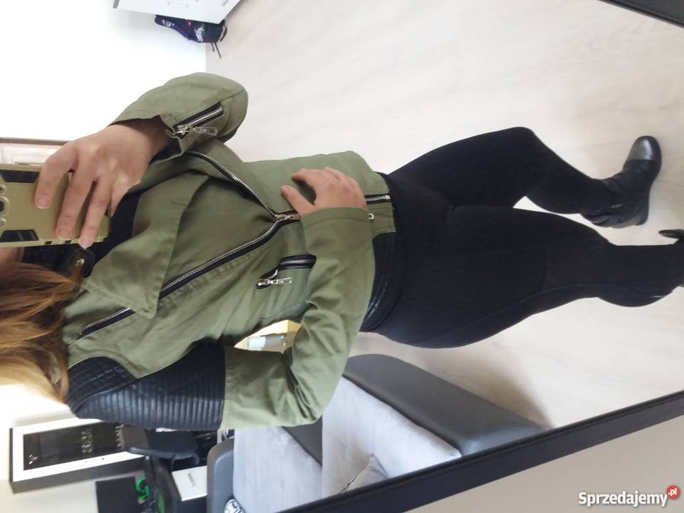 Ramoneska khaki kurtka na wiosnę 36 S Kielce