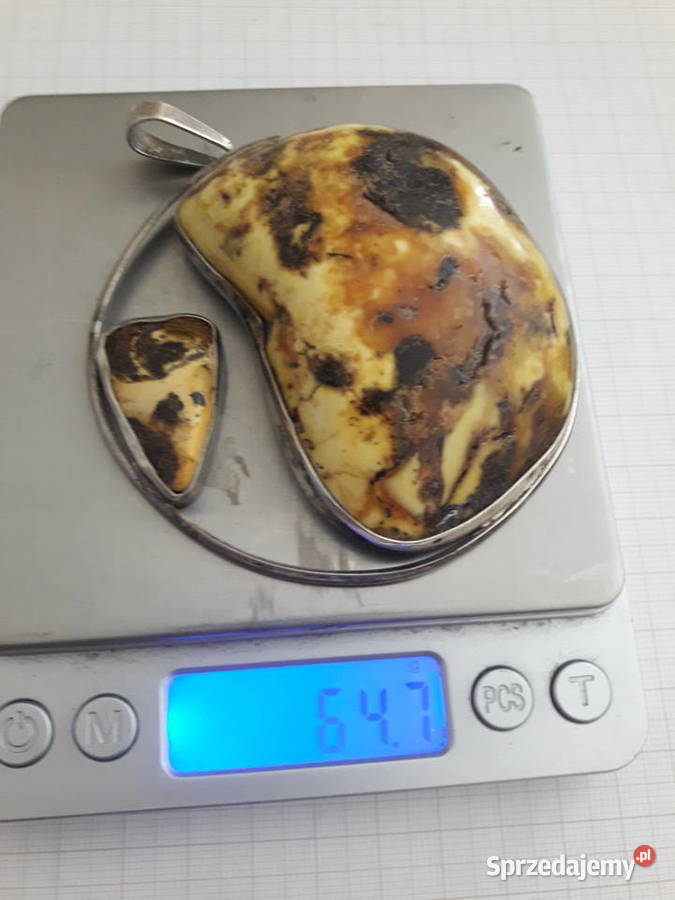 Wisior bursztyn bałtycki 64gram Białystok