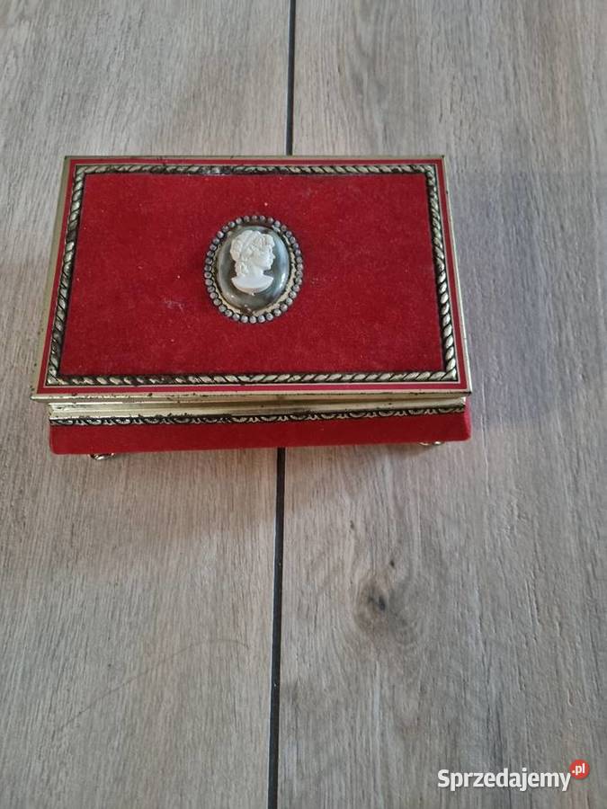 Szkatułka pudełko metalowe Angielskie Wola Podłężna