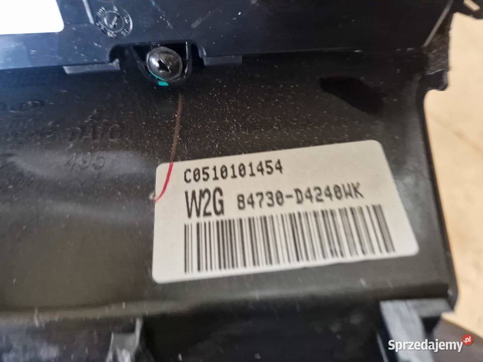 Panel klimatyzacji radia Kia Optima IV osobowe Złocieniec