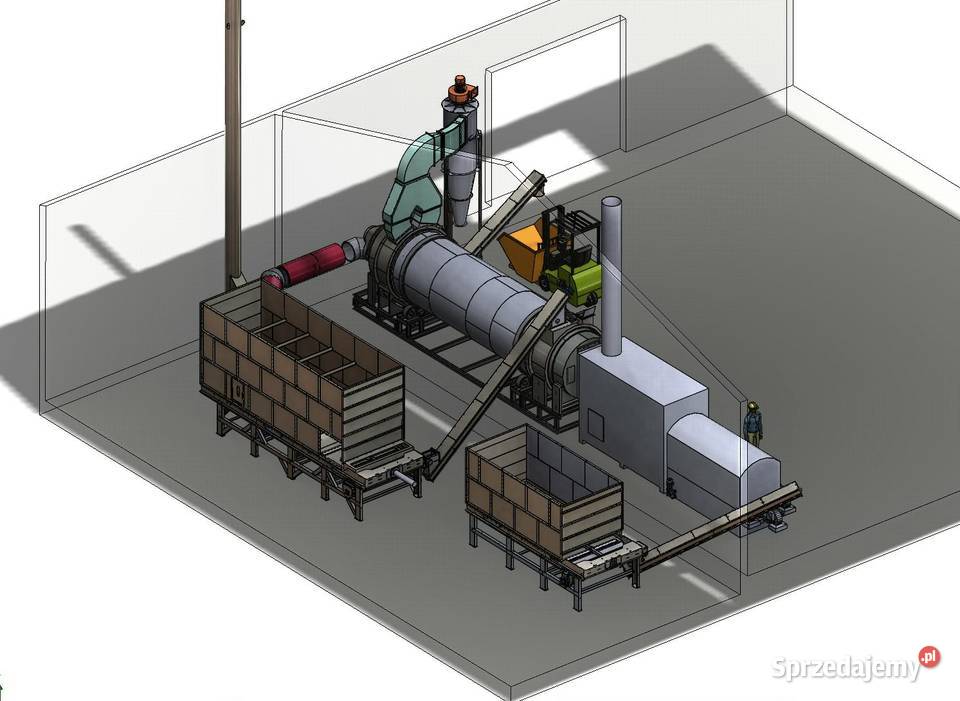 suszarnia bębnowa paliwo węgiel ekogroszek
