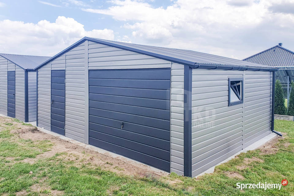 Garaż Blaszany 7x6m Brama Uchylna Drzwi Okno Sprzedaż kujawsko-pomorskie Toruń