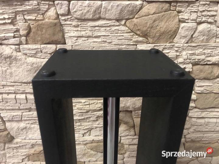 Stojak drewniany na papier toaletowy czarny mat Akcesoria łazienkowe Dębica