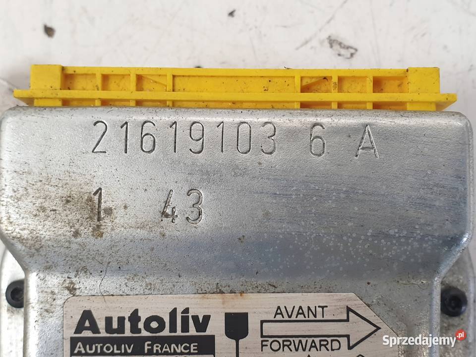 Renault Laguna II MODUŁ sensor AIRBAG PODUSZEK lubelskie Rudka