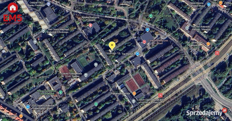 Mieszkanie 40m 2 pokoje Białystok Bolesława