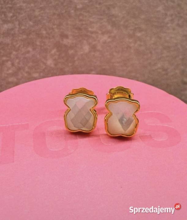 Kolczyki Tous w złotym kolorze pozłacane Rzeszów