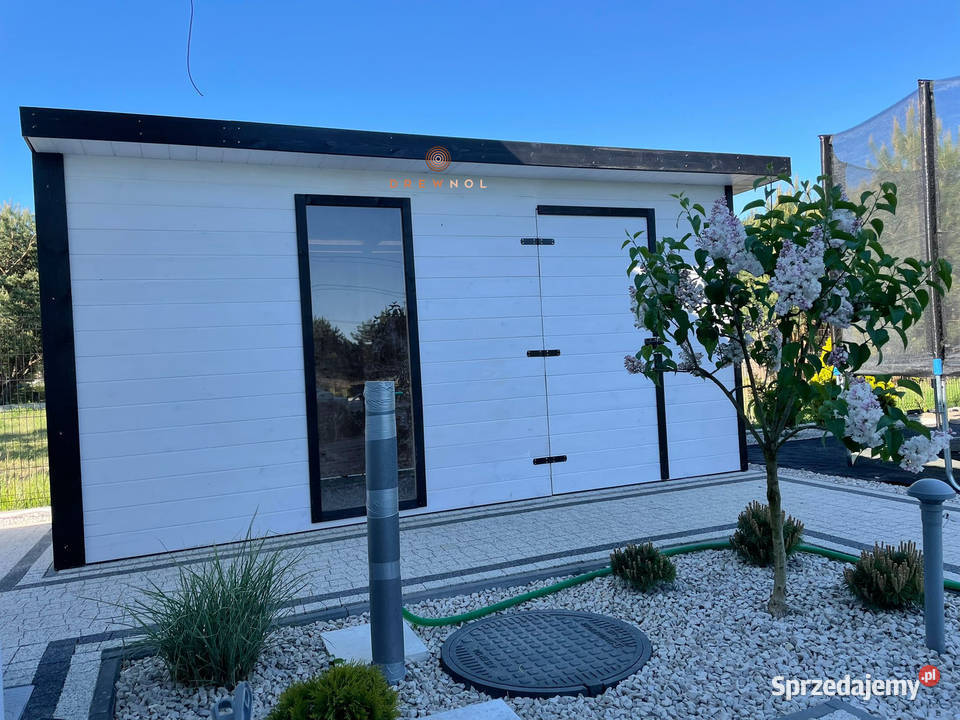 Domek narzędziowy nowoczesny domek plaski dach Częstochowa