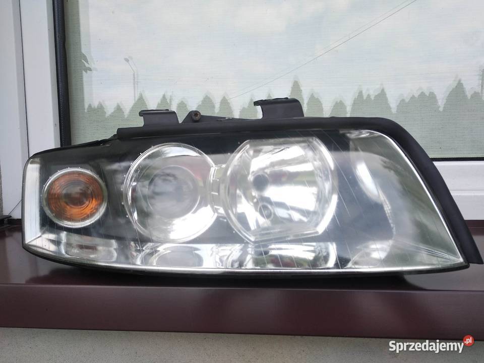 Audi A4 B6 lampy przednie reflektory przód prawy osobowe łódzkie Sieradz