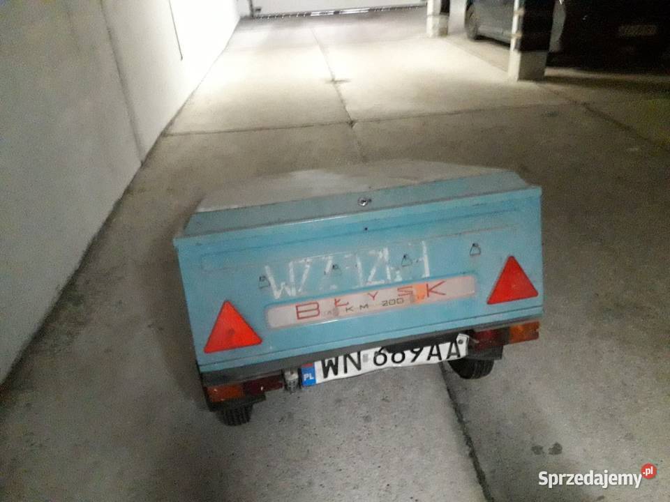 Przyczepka BŁYSK SPOMASZ BIAŁYSTOK rarytas Warszawa sprzedam
