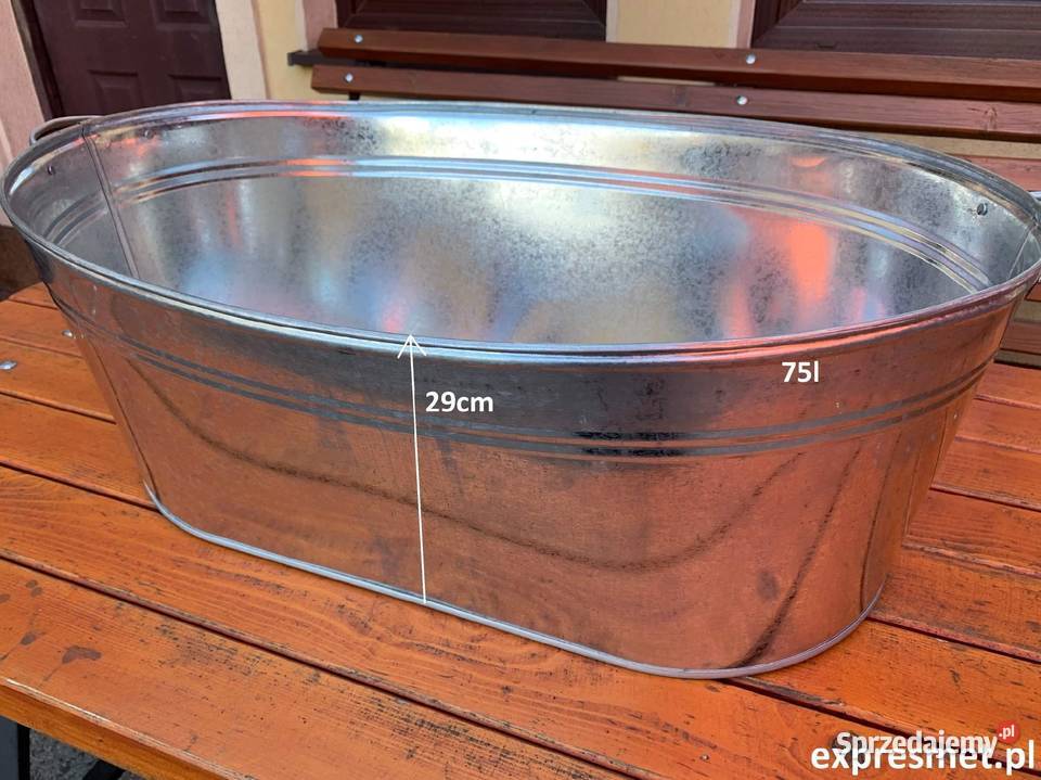 Wanna owalna 100 Lwanna ocynkowana balia Wieliczka