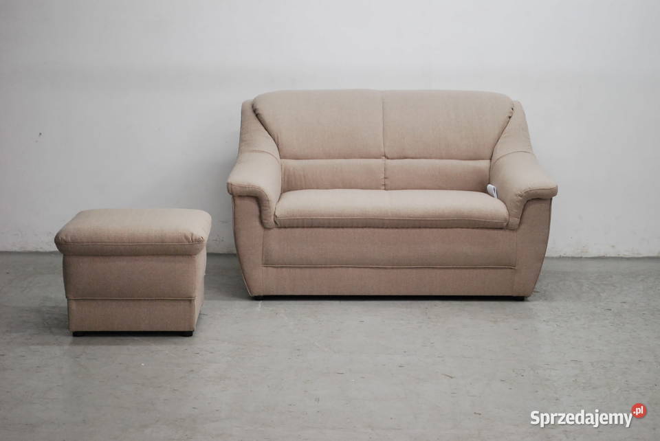 RJX KOMPLET 2PUFA sofa kanapa tkanina Komplety wypoczynkowe Poznań