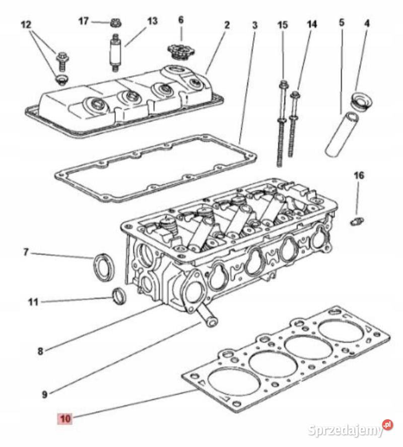 USZCZELKA POKRYWY GŁOWICY CHRYSLER CIRRUS 00r lubelskie