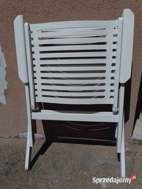 Krzesło bujane składane do ogrodu na taras Dębica