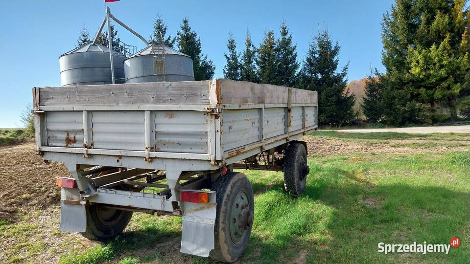 Przyczepa rolnicza Sanok D50 6t nie d47 d55 d732 Przyczepy rolnicze dolnośląskie Bystrzyca Kłodzka