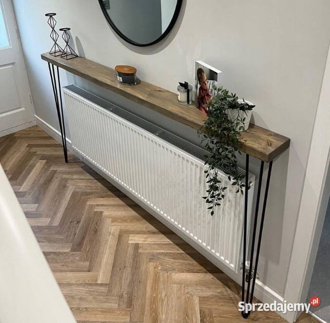 Konsola loft hairpin nogi z pręta sosna dąb NA sprzedam