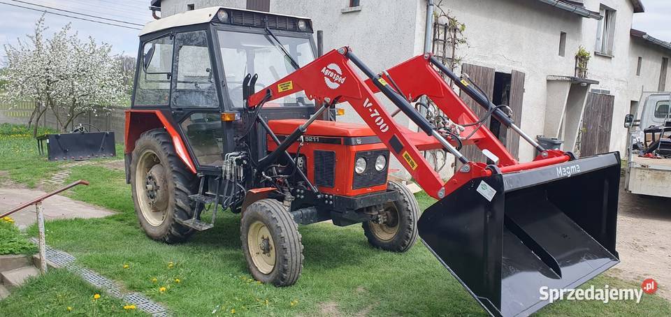 24 Ładowacz czołowy Agrosped V700 URSUS ZETOR MF nieuszkodzony Nysa sprzedam