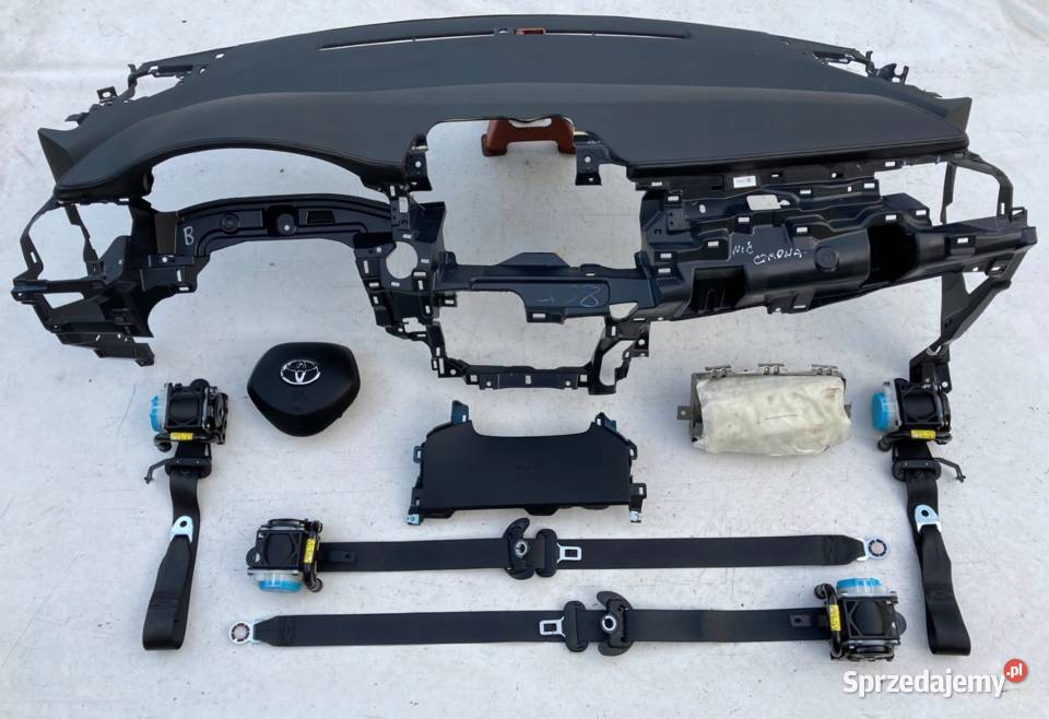 TOYOTA CHR CHR LIFT AIRBAG PODUSZKI DESKA PASY dolnośląskie Kłodzko