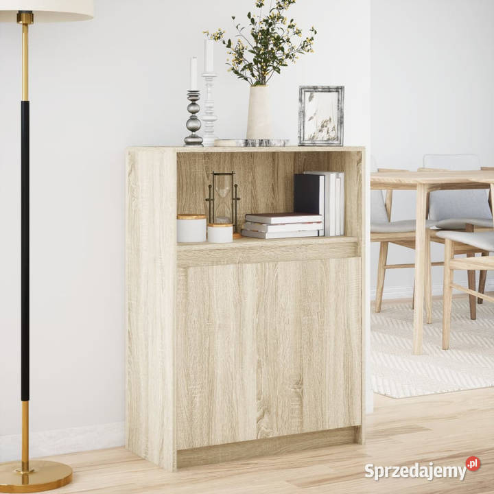 Szafka z LED dąb sonoma 72x34x100 materiał Szafki Warszawa
