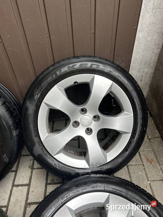 Sprzedam komplet kół alufelg peugeot 4x108 et 29